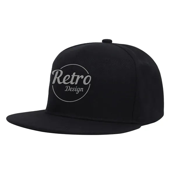 Rush - Polyester Flat Visor Cap - 6 Panel