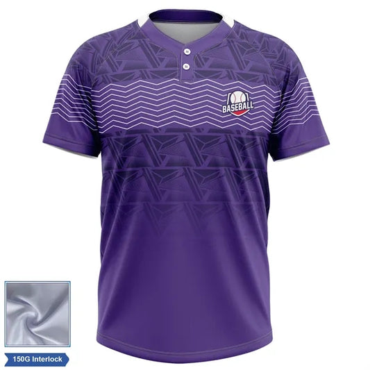 Rush - Men's & Kids' Sublimation 2-Button Baseball Jersey -