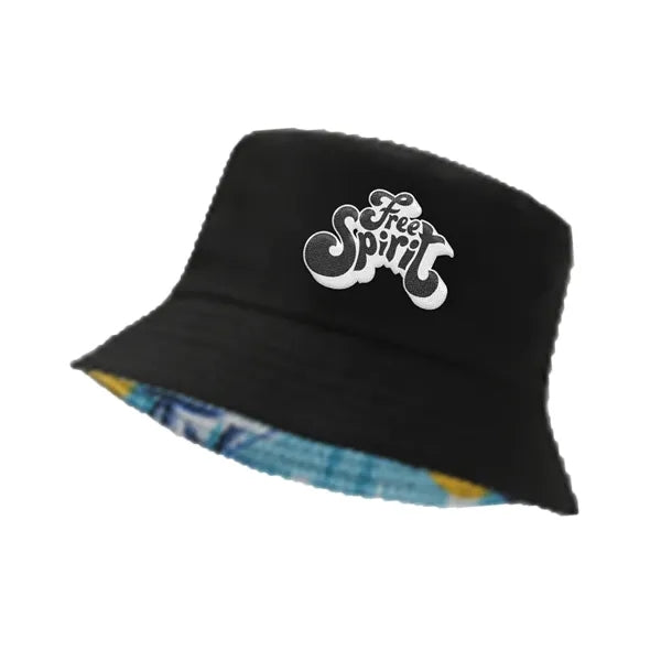Rush - Reversible Poly Bucket Hat - Inside Palm Print