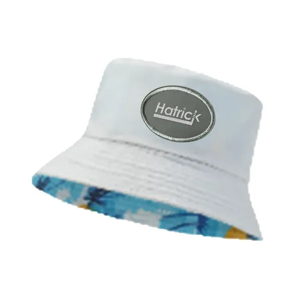 Rush - Reversible Poly Bucket Hat - Inside Palm Print