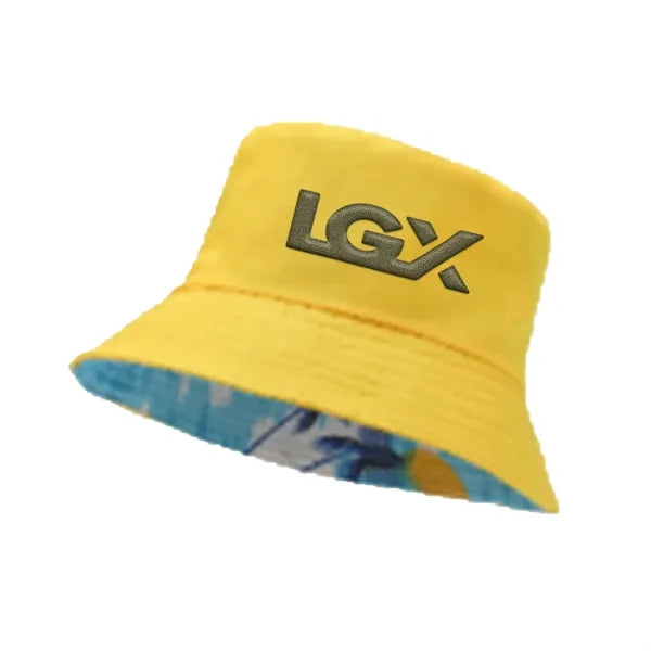 Rush - Reversible Poly Bucket Hat - Inside Palm Print
