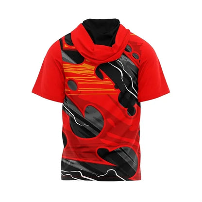 Sublimation UPF DriFit Short Sleeve Hooded T-Shirt - Men,