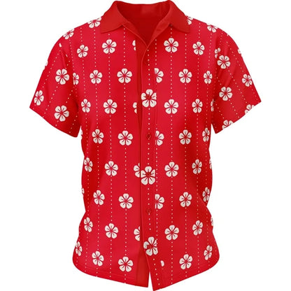 Women's Sublimation Full-Button Poly Shirt