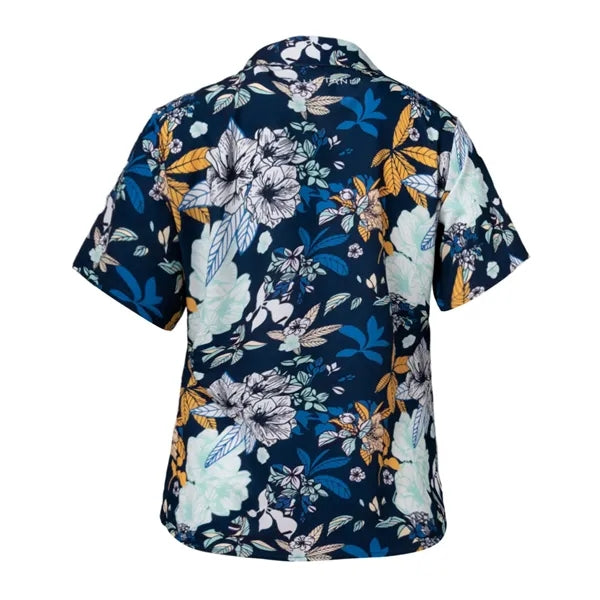 Women's Sublimation Full-Button Poly Shirt