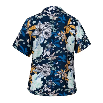 Women's Sublimation Full-Button Poly Shirt