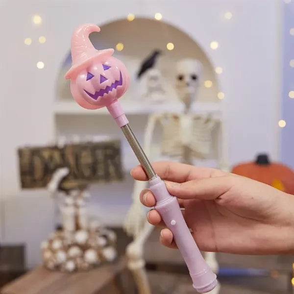 LED Witchy Pumpkin Wand with Sound & Lights