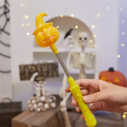 LED Witchy Pumpkin Wand with Sound & Lights
