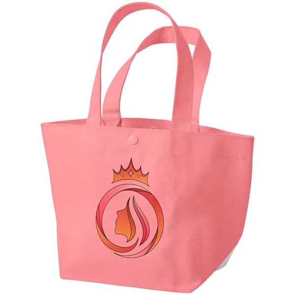 Sublimation 12 oz Poly Canvas Tote Bag - 16.5"W x 13.5"H x