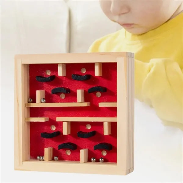 Wooden Ball Maze Puzzle Game