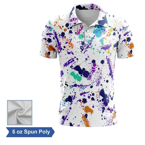 Sublimation Spun Polyester (Cotton Touch) Performance Polo -