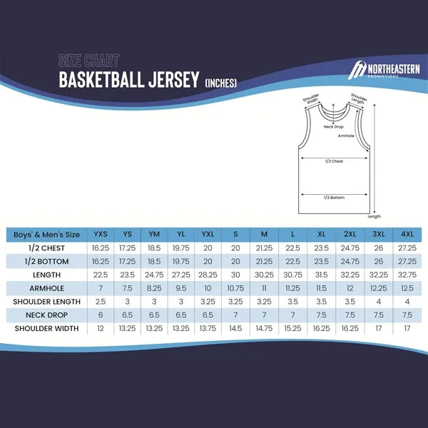 Women's Sublimation Basketball Jersey - 180G NBA Fabric