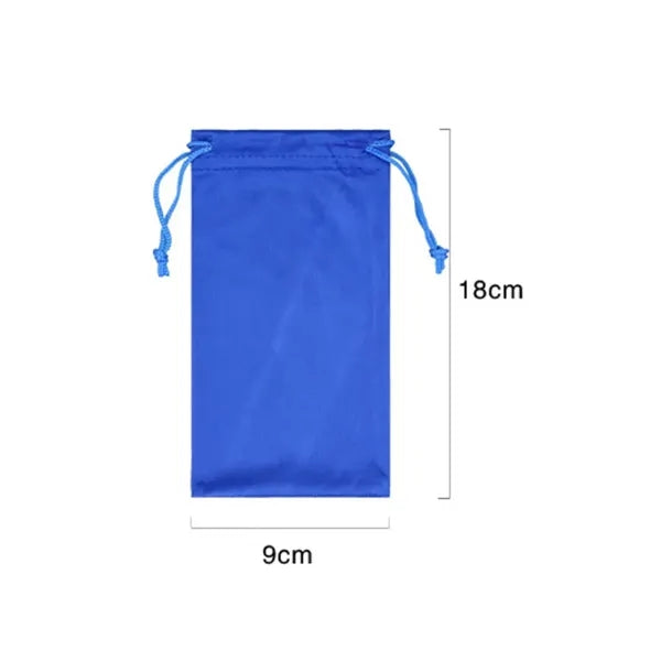 Customizable Microfiber Pouch with Drawstring