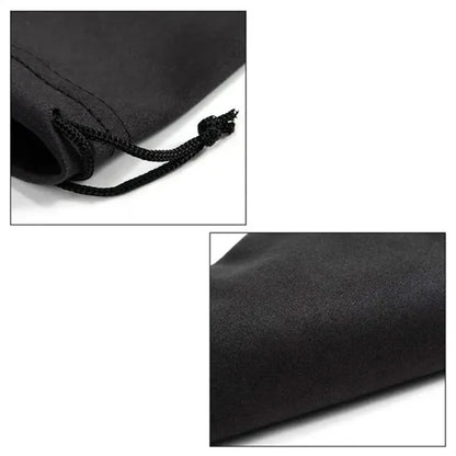 Customizable Microfiber Pouch with Drawstring