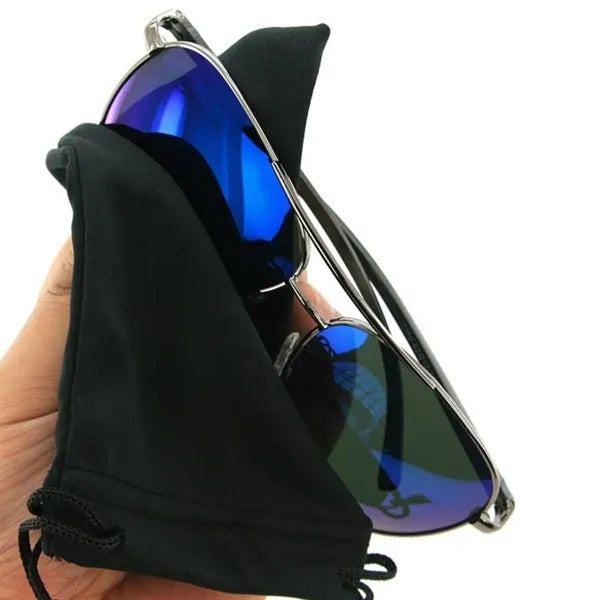 Customizable Microfiber Pouch with Drawstring