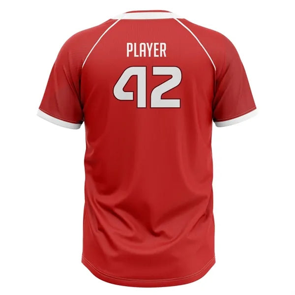 Sublimation UPF DriFit 2-Button Baseball Henley - Men Women