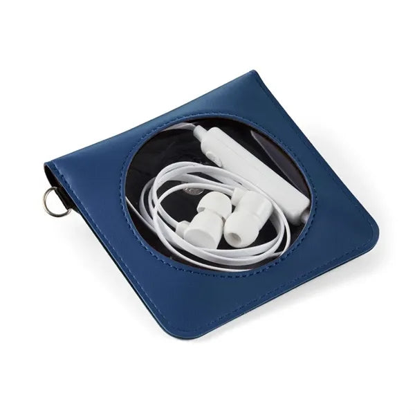 Compact Earbud Storage Case with Cable Organizer