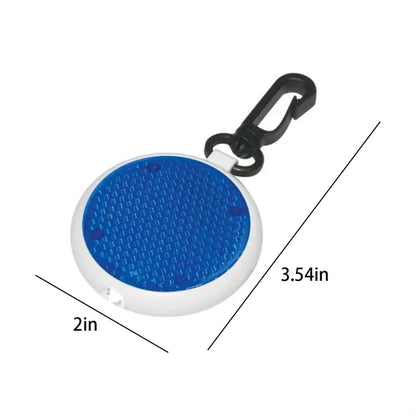 Clip-On Reflective Safety Light with Carabiner
