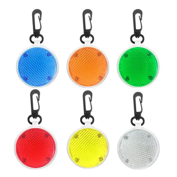 Clip-On Reflective Safety Light with Carabiner