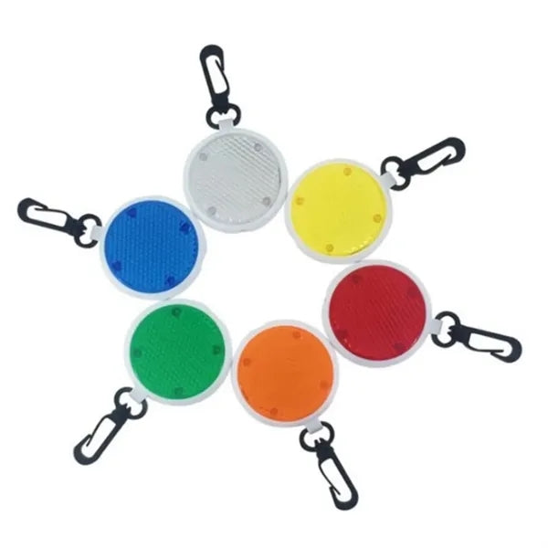 Clip-On Reflective Safety Light with Carabiner