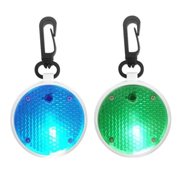 Clip-On Reflective Safety Light with Carabiner
