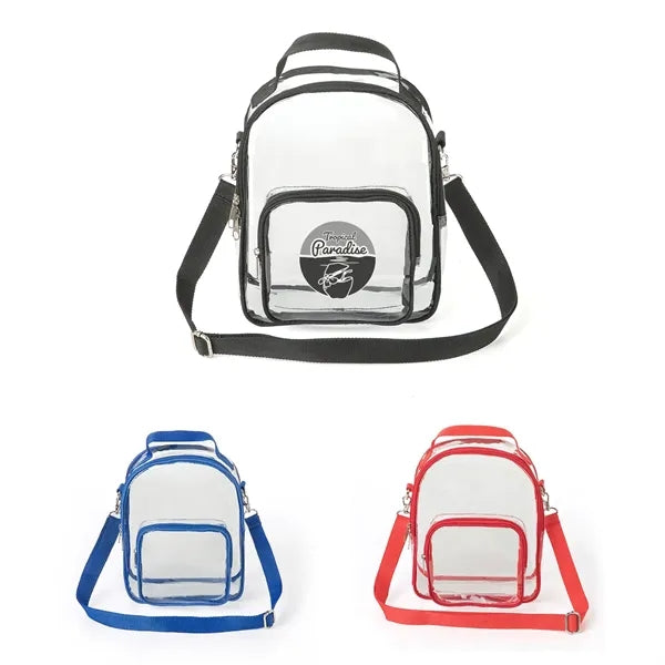 ClearPass Clear Crossbody Bag w/ Top Handle