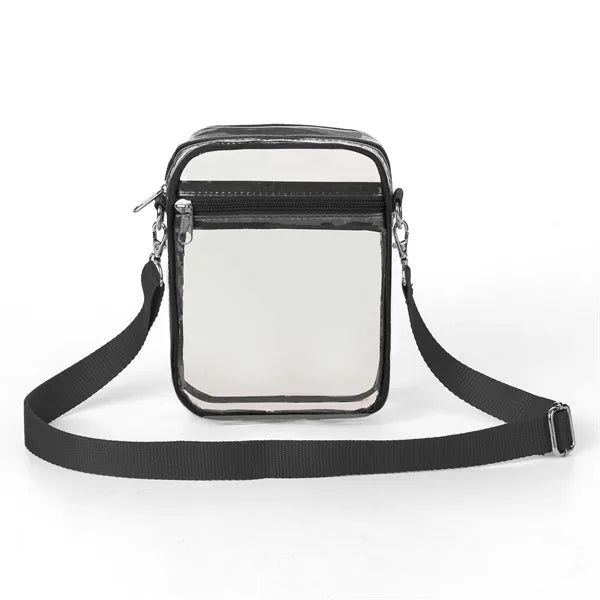 ClearPass Crossbody Bag w/ Front Zip Pocket
