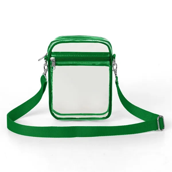 ClearPass Crossbody Bag w/ Front Zip Pocket