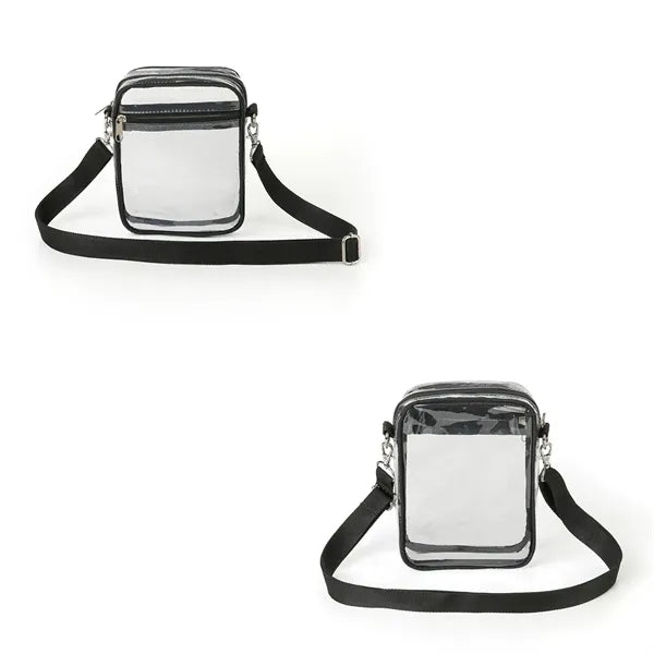 ClearPass Crossbody Bag w/ Front Zip Pocket