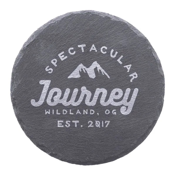 Round Slate Coasters