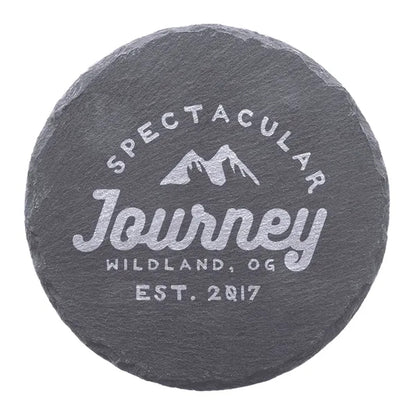 Round Slate Coasters