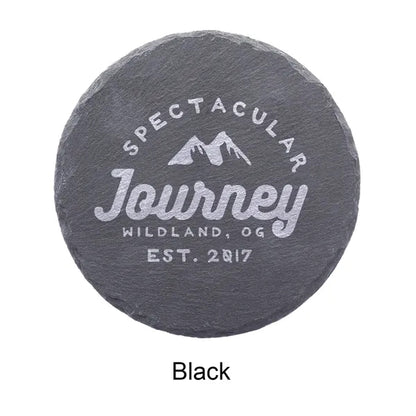 Round Slate Coasters