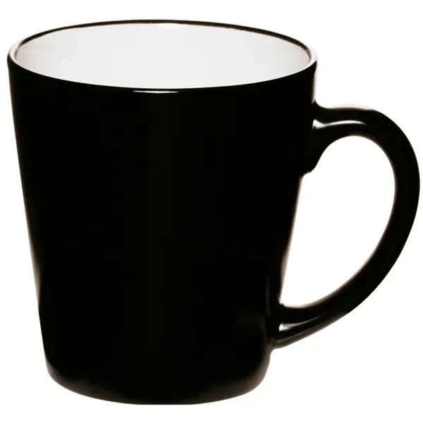 Two-Tone Latte Custom Mugs, 12 oz.