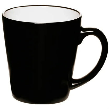 Two-Tone Latte Custom Mugs, 12 oz.