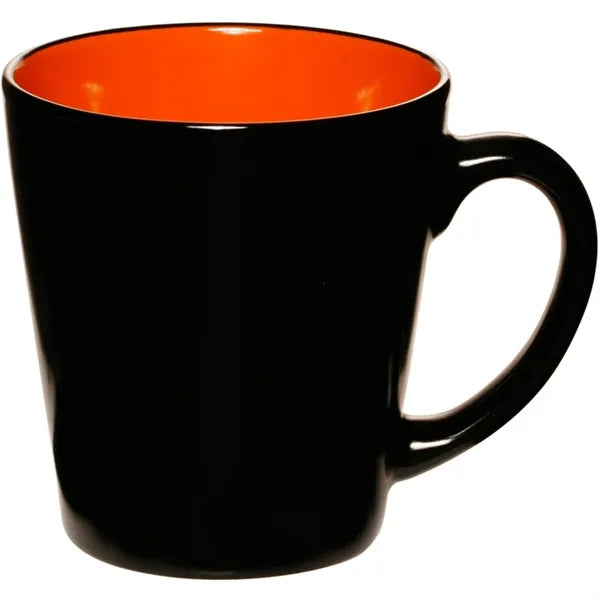Two-Tone Latte Custom Mugs, 12 oz.