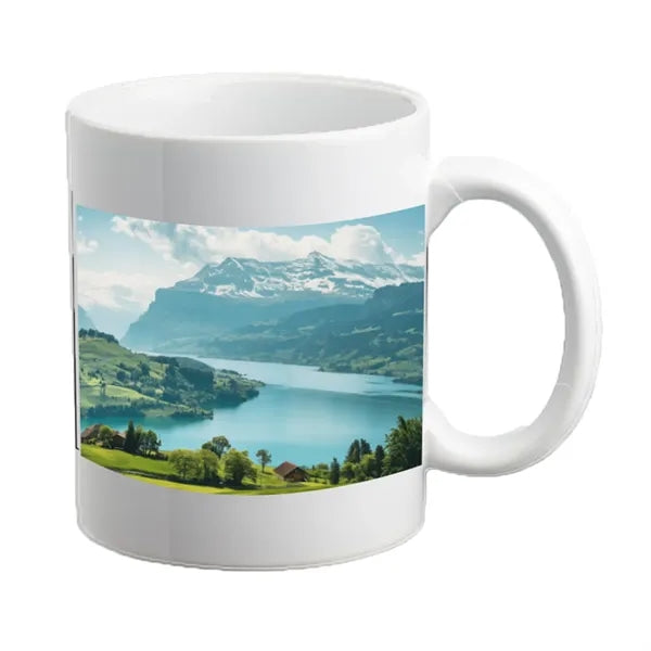 Ceramic Full Color Photo Sublimation Mug, 11 oz.
