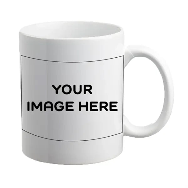 Ceramic Full Color Photo Sublimation Mug, 11 oz.
