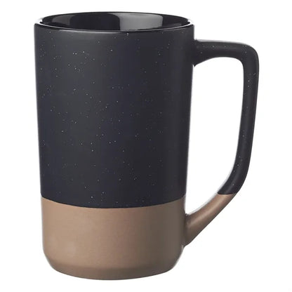 17 oz. Speckle Glazed Two-Tone Ceramic Mug