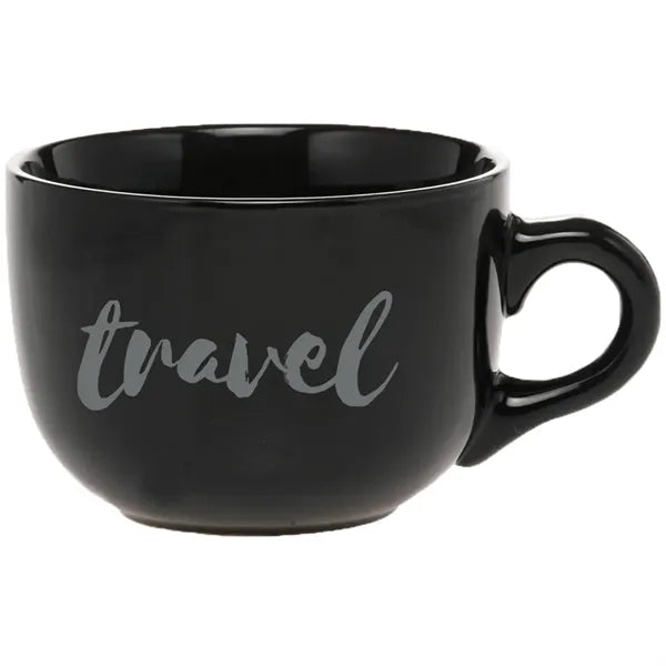 18 oz. Ceramic Cappuccino Custom Mug