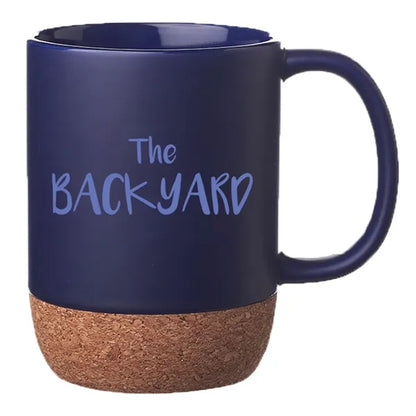 15 oz. Matte Cork Bottom Ceramic Mug