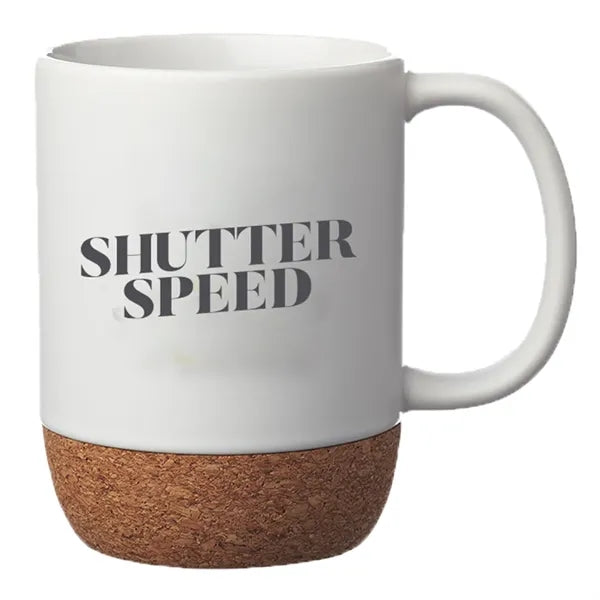 15 oz. Matte Cork Bottom Ceramic Mug