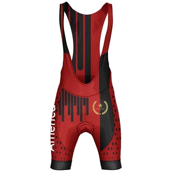 Unisex Full Sublimation Cycling  Bib Shorts