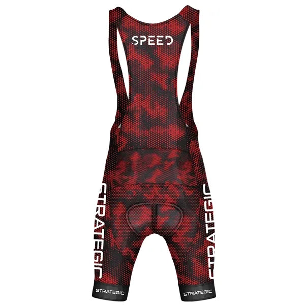 Unisex Full Sublimation Cycling  Bib Shorts