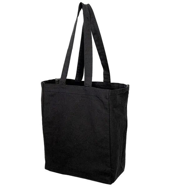 Screen Printed Book/Tote Bag ( 11"W X 14"H X 5" )