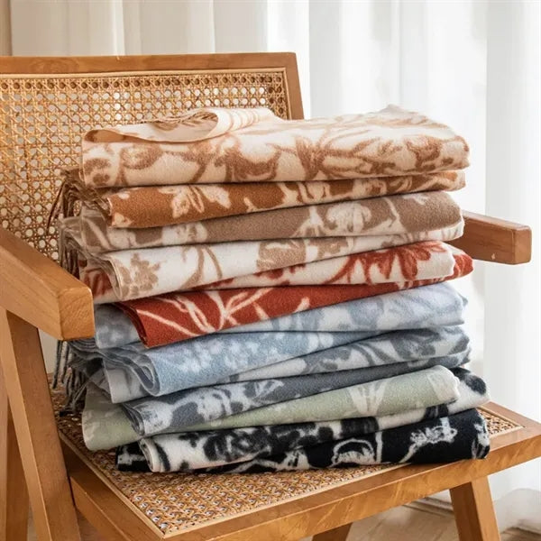 Classic Womens Printed Scarfs Soft