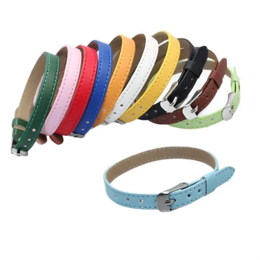 PU Leather Bracelet Adjustable Wristband