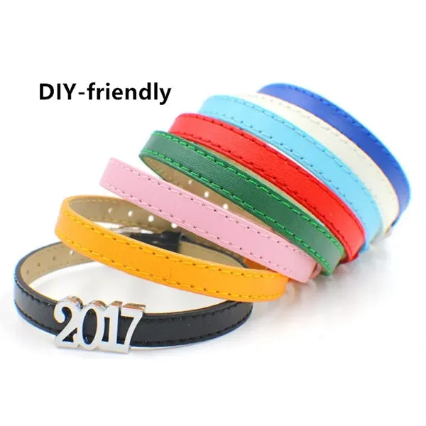 PU Leather Bracelet Adjustable Wristband