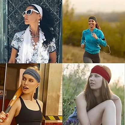 Men Women Sports Yoga headband Elastic