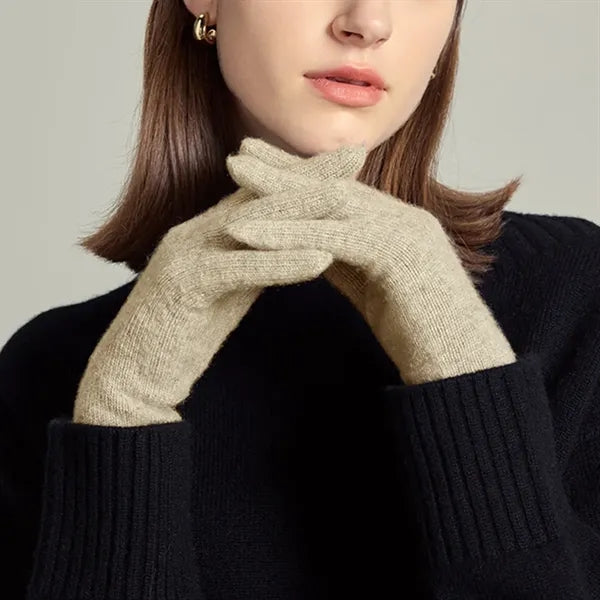 Knitted Touchscreen Gloves Warm with Fleece Lining