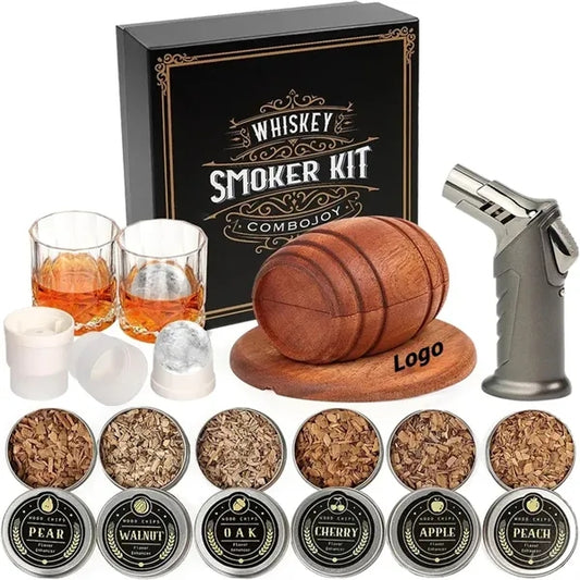 Classic Whiskey Cocktail Smoker Kit with Torch