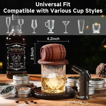 Classic Whiskey Cocktail Smoker Kit with Torch